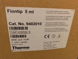 Mixed Pallet of New Laboratory Consumables Plastic Vials Tubes Tips Trays Syringes Pipets Stericups
