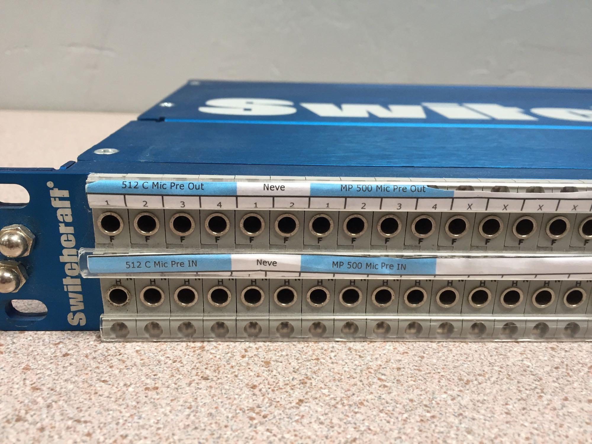 Switchcraft 9625 Studio Patch TT Audio PatchBays - 2pcs