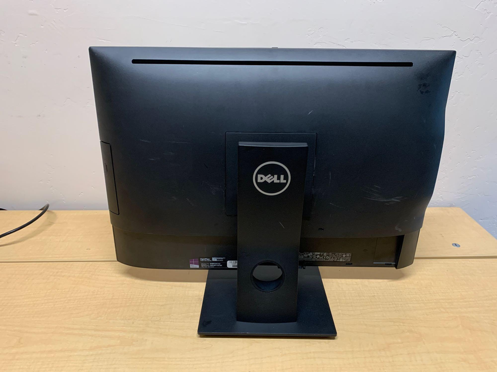 Dell Optiplex 7450 AIO 23" LCD Intel i7-7700 3.6GHz 8GB 500GB SSD Win 10 Pro Desktop Computer