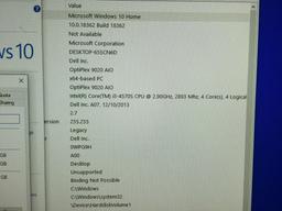 Dell Optiplex 9020 23" AIO Intel i5-4570 2.9GHz 8GB 1TB Win 10 Home Webcam Desktop Computer