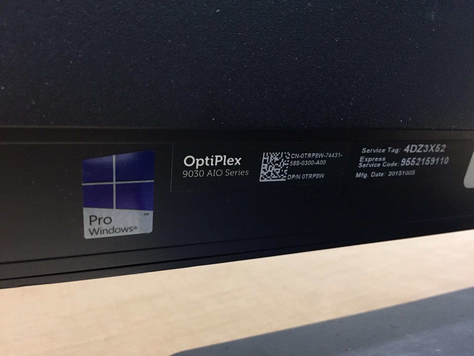 Dell Optiplex 7450 / 9030 / 9020 AIO Desktop Computers w/ Broken Screens