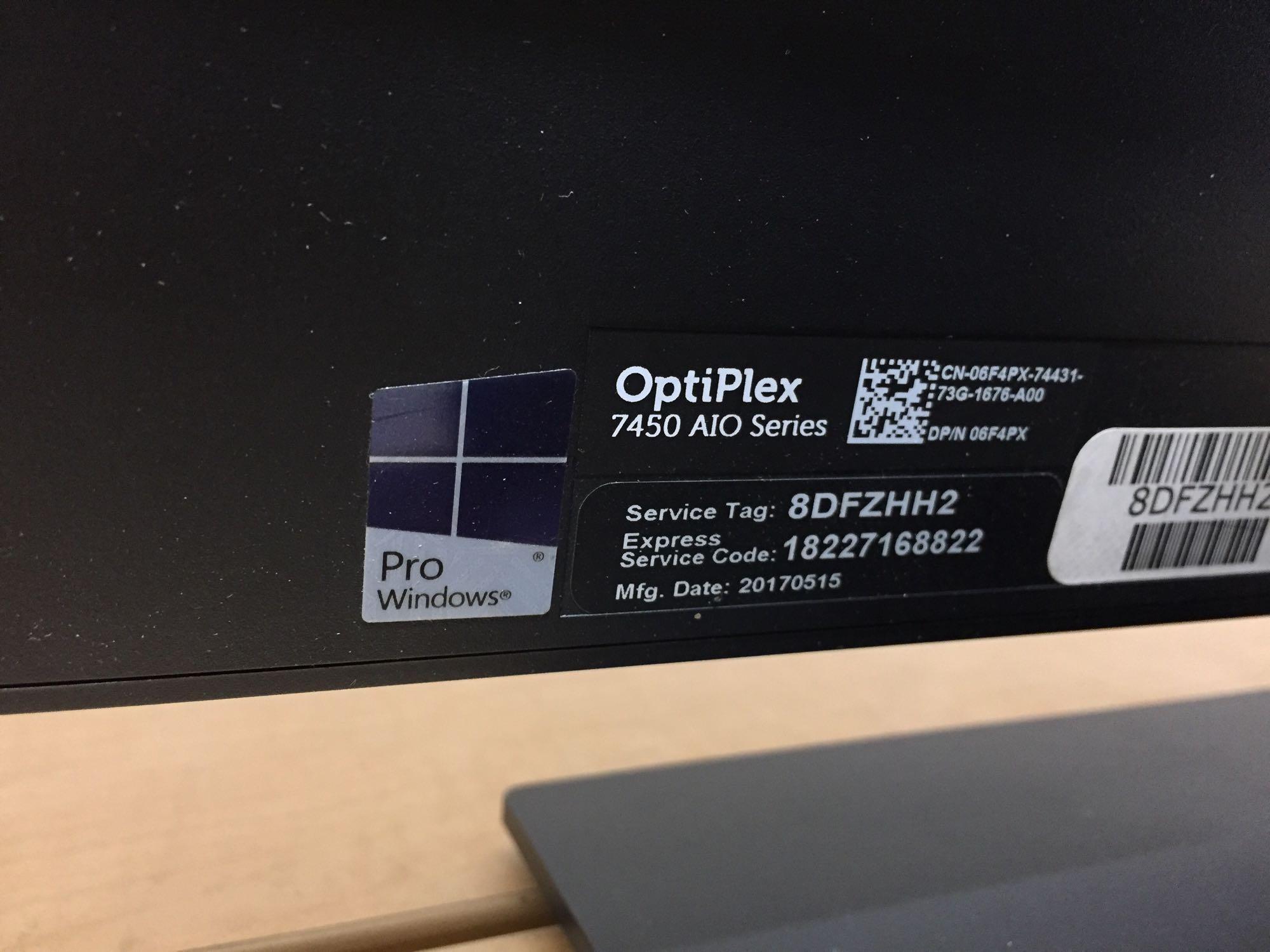 Dell Optiplex 7450 / 9030 / 9020 AIO Desktop Computers w/ Broken Screens
