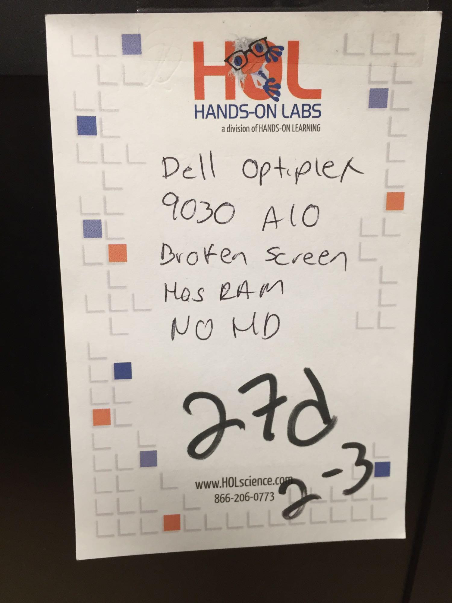 Dell Optiplex 7450 / 9030 / 9020 AIO Desktop Computers w/ Broken Screens