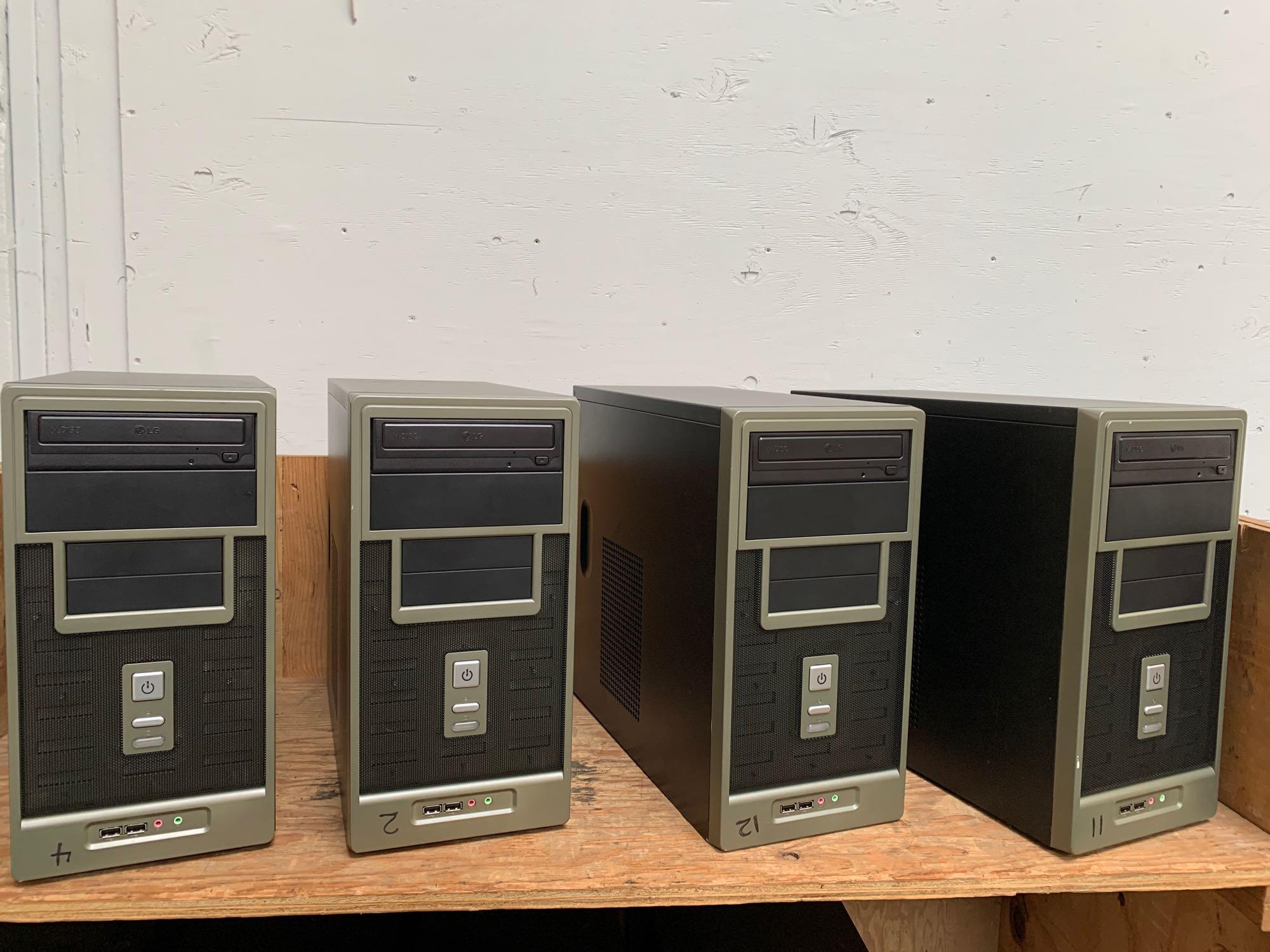 Custom PC's Gigabyte F2A88XM-D3HP AMD A8-7650K Quad Core 3.2GHz 4GB 320GB Desktop Computers - 13pcs