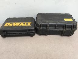 Heavy duty carry cases with handles ONE Lot of 2