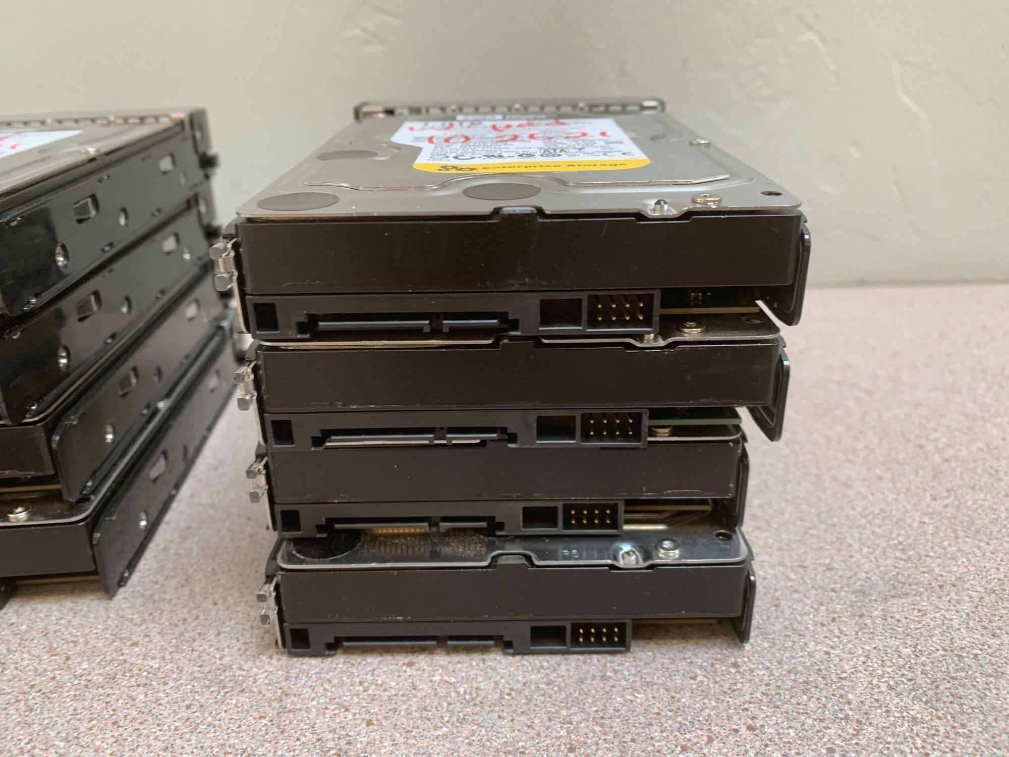 Western Digital WD Enterprise Storage & Dell 1TB SATA Hard Drives w/ SuperMicro Caddies - 14pcs