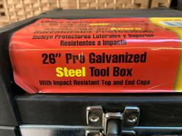 Stack On DXG 26-1 26in Pro Galvanized Steel Tool Box