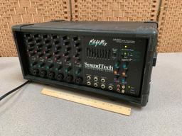 Soundtech MegaMix MM6D 450W Powered 6 Channel PA Mixer