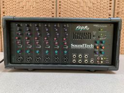 Soundtech MegaMix MM6D 450W Powered 6 Channel PA Mixer
