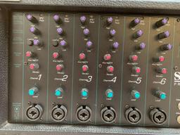 Soundtech MegaMix MM6D 450W Powered 6 Channel PA Mixer