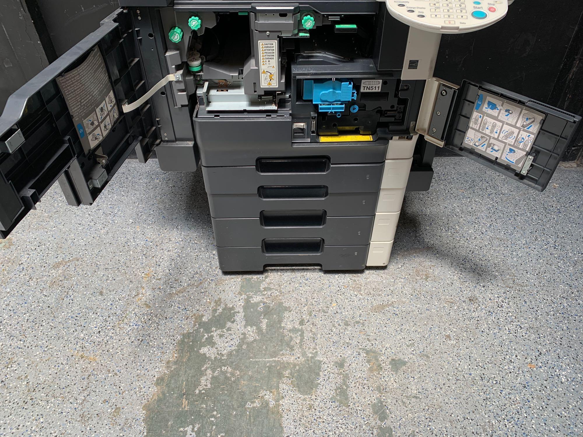 Konica Minolta Bizhub C220 & 501 Multifunction Color & Black Copier Scanner Printer Fax - 2pcs