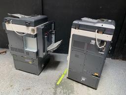 Konica Minolta Bizhub C220 & 501 Multifunction Color & Black Copier Scanner Printer Fax - 2pcs
