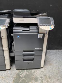 Konica Minolta Bizhub C220 & 501 Multifunction Color & Black Copier Scanner Printer Fax - 2pcs