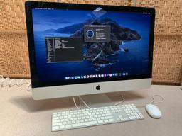 Apple iMac A1419 27in LCD Intel Quad Core i5 3.2GHz 32GB 1TB Wifi Bt Cam Catalina Desktop PC