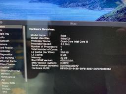 Apple iMac A1419 27in LCD Intel Quad Core i5 3.2GHz 32GB 1TB Wifi Bt Cam Catalina Desktop PC