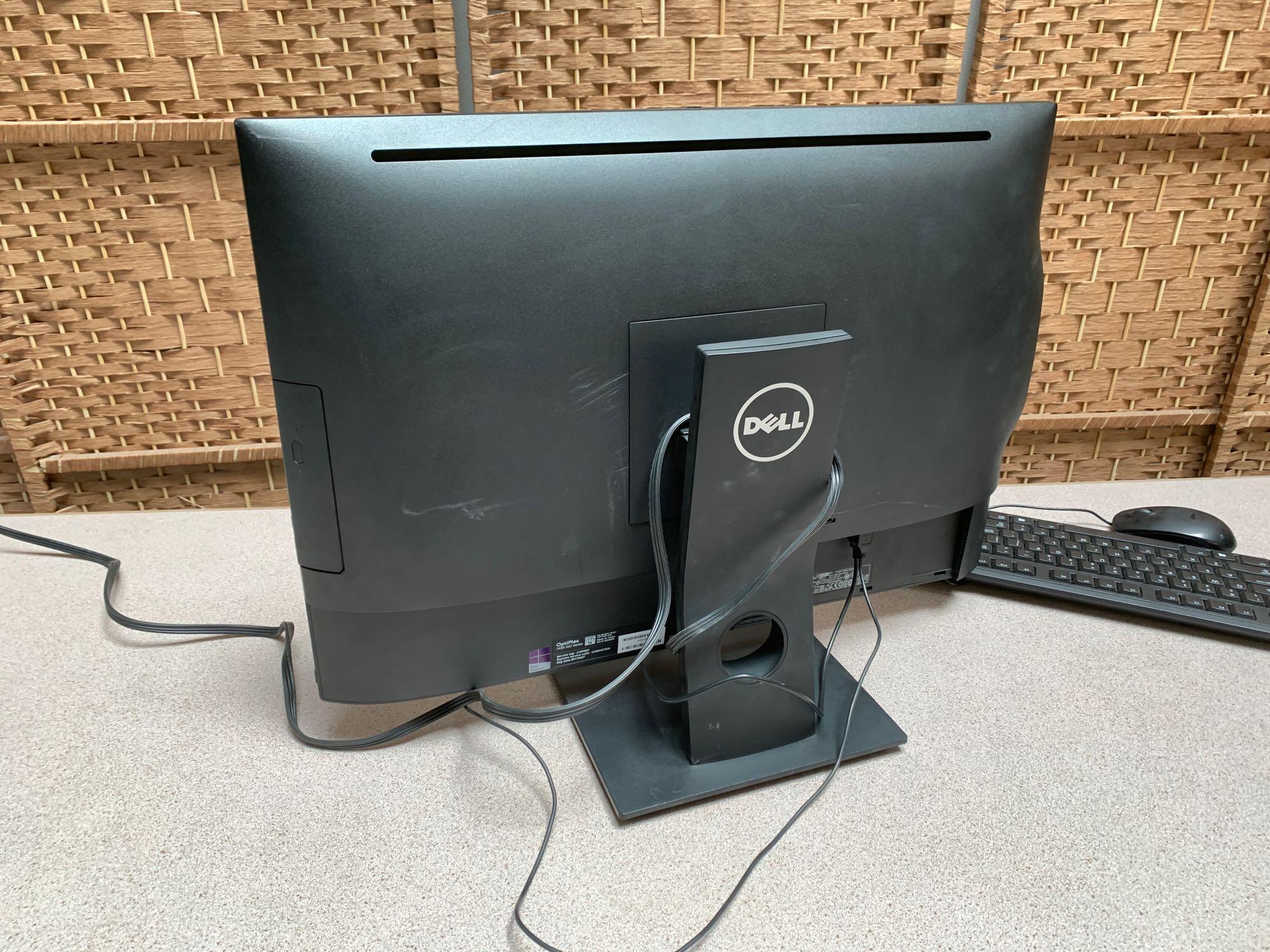 Dell Optiplex 7450 23in LCD AIO Intel i7-7700 3.6GHz 8GB DDR4 500GB Wif Bt Cam Type C Win 10 Pro PC