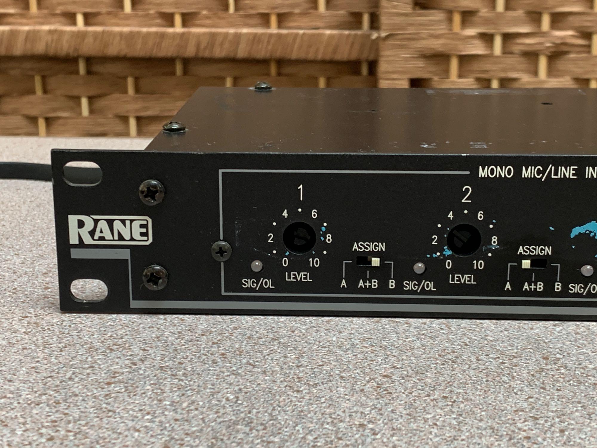 Rane MLM 82a 8 Channelk Rackmountable Mic/Line Mixer
