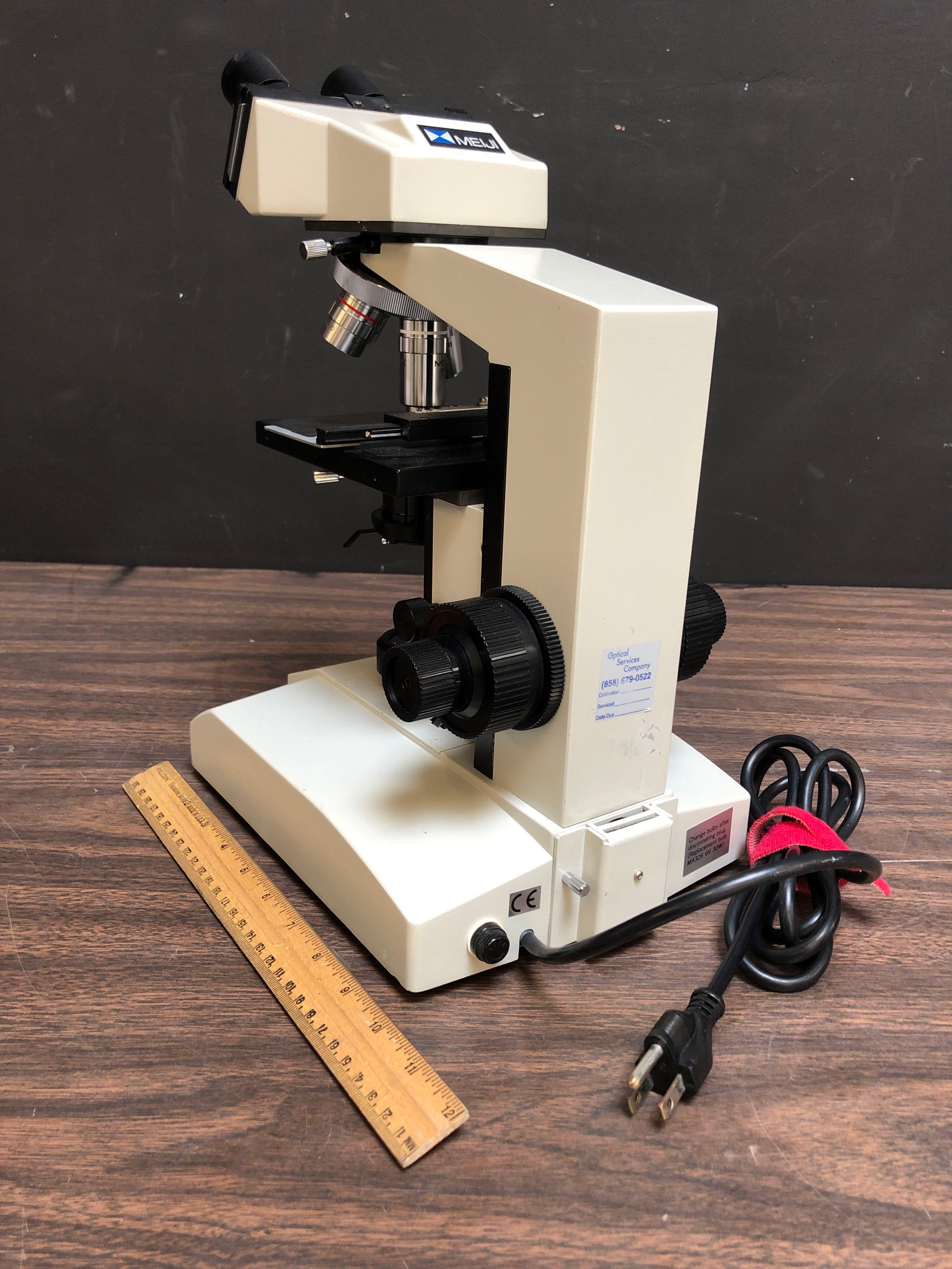 Meiji Techno ML2000L Biological Laboratory Series Microscope - 4 Objectives