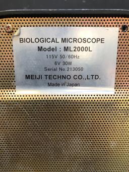 Meiji Techno ML2000L Biological Laboratory Series Microscope - 4 Objectives