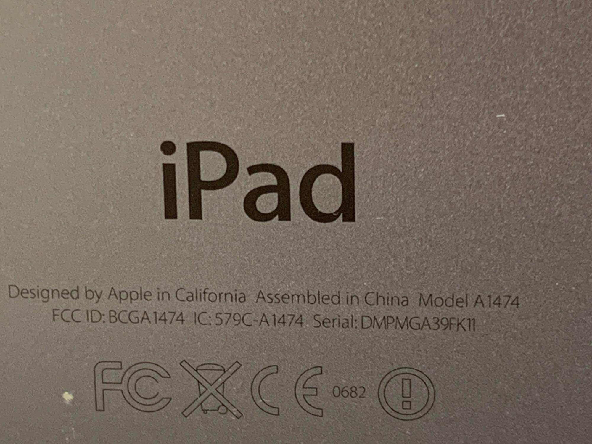 Apple A1474 iPad Air 9.7in LCD Tablet 32GB Wifi Only