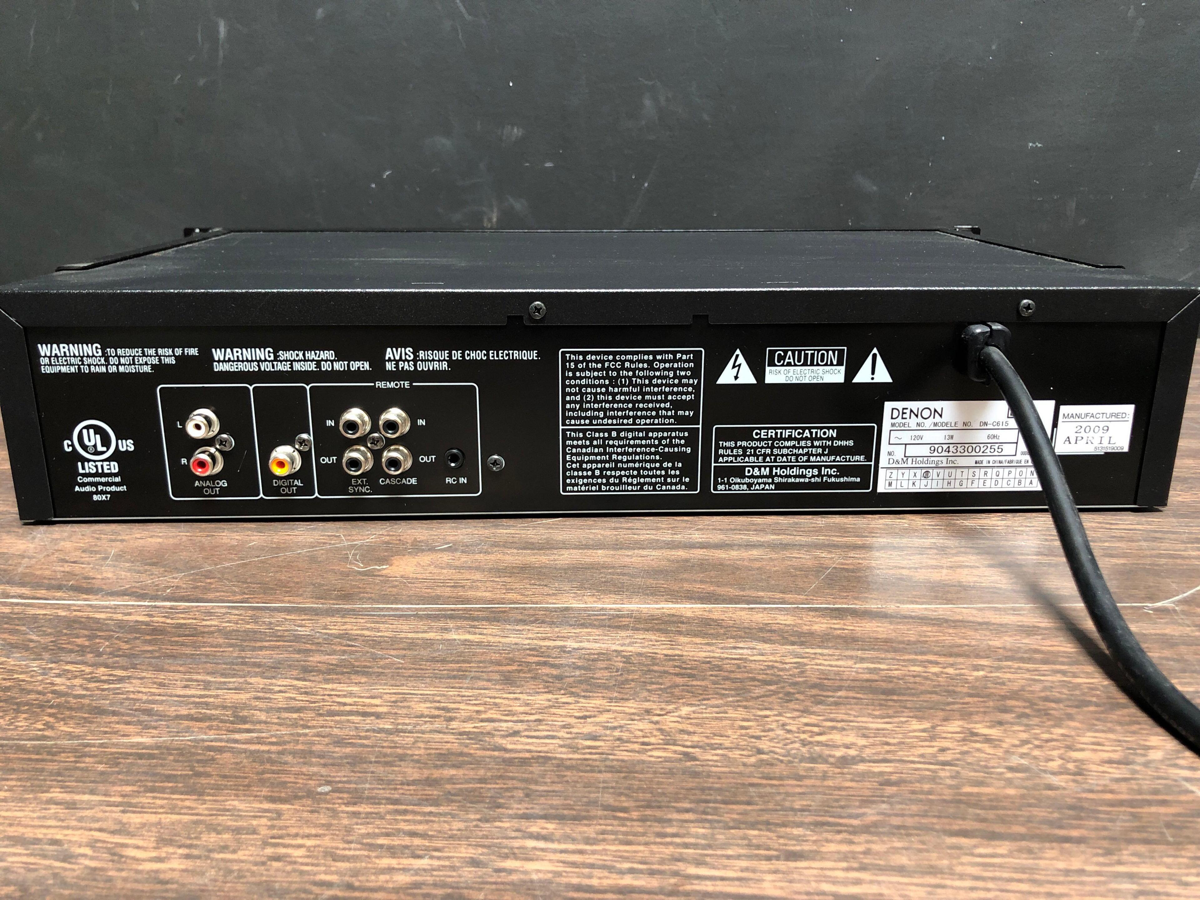 Denon DN-C615 Pro Rack Mount CD / MP3 Player
