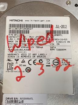 Hitachi 1TB 3.5in Internal SATA Hard Drives - 15pcs