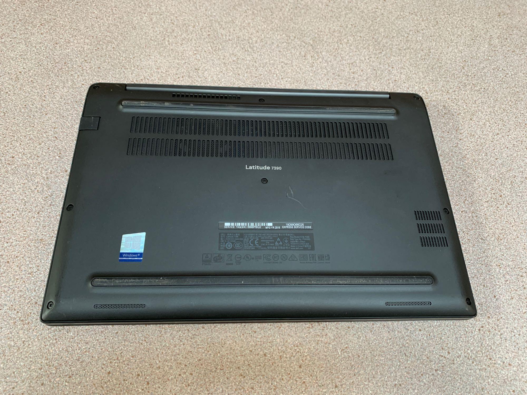 Dell Latitude 7390 13.3in LCD Intel i7-8650 8GB 256GB Win 10 Pro Type C Laptop