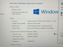 Dell Latitude 7390 13.3in LCD Intel i7-8650 8GB 256GB Win 10 Pro Type C Laptop