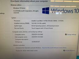 Dell Optiplex 9010 24in LCD Touchscreen AIO Computer i7-3770 3.1GHz 16GB 500GB Win 10