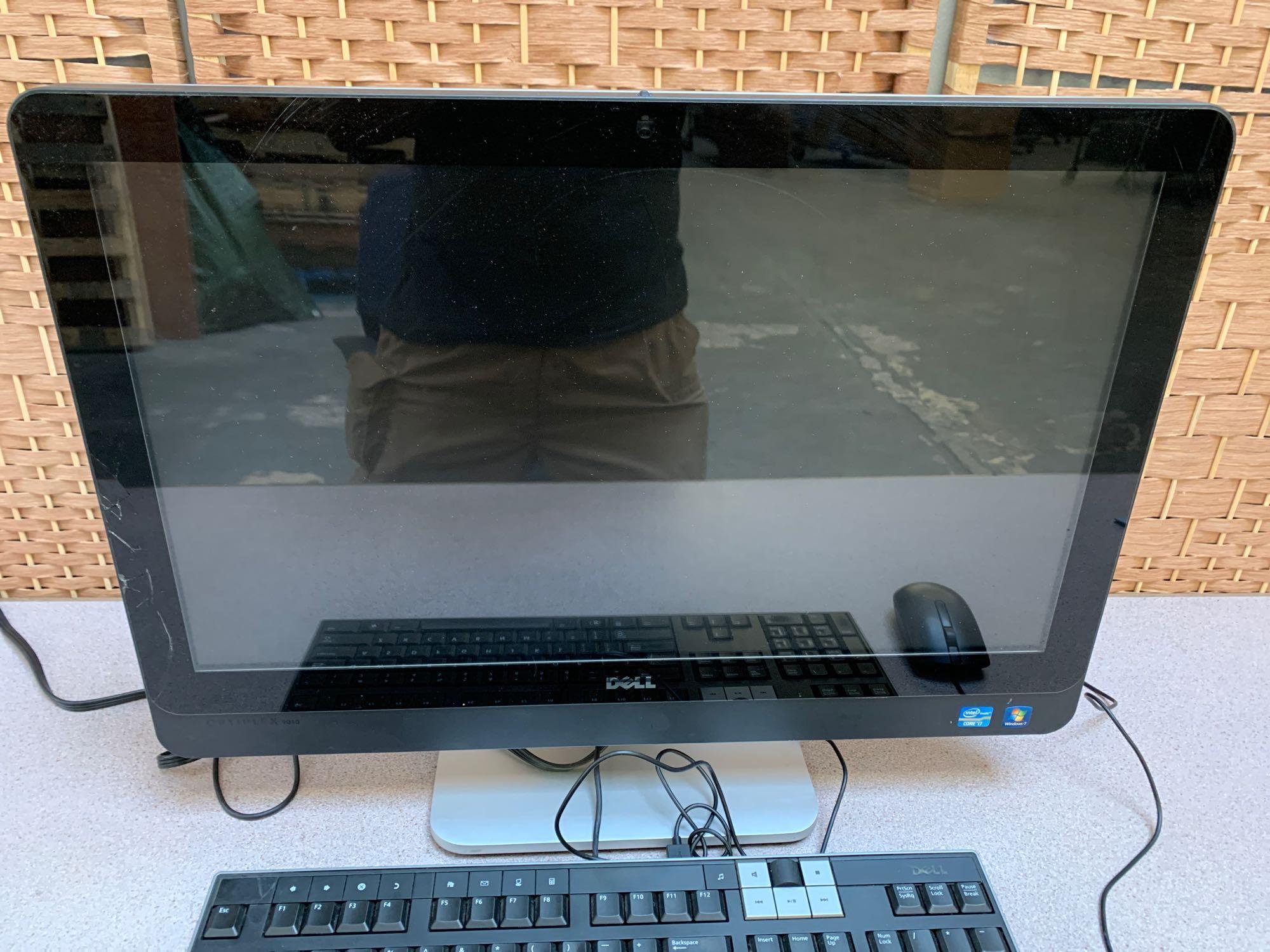 Dell Optiplex 9010 24in LCD Touchscreen AIO Computer i7-3770 3.1GHz 16GB 500GB Win 10