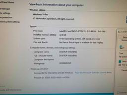 Dell Optiplex 9020 Mini Tower Computer w/ 22in LCD Intel i7-4770 3.4GHz 32GB 250GB Win 10 Pro