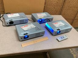 Eiki LC-XB23 2000 Lumens / LC-XB24 2500 Lumens LCD Video Projectors - 4pcs