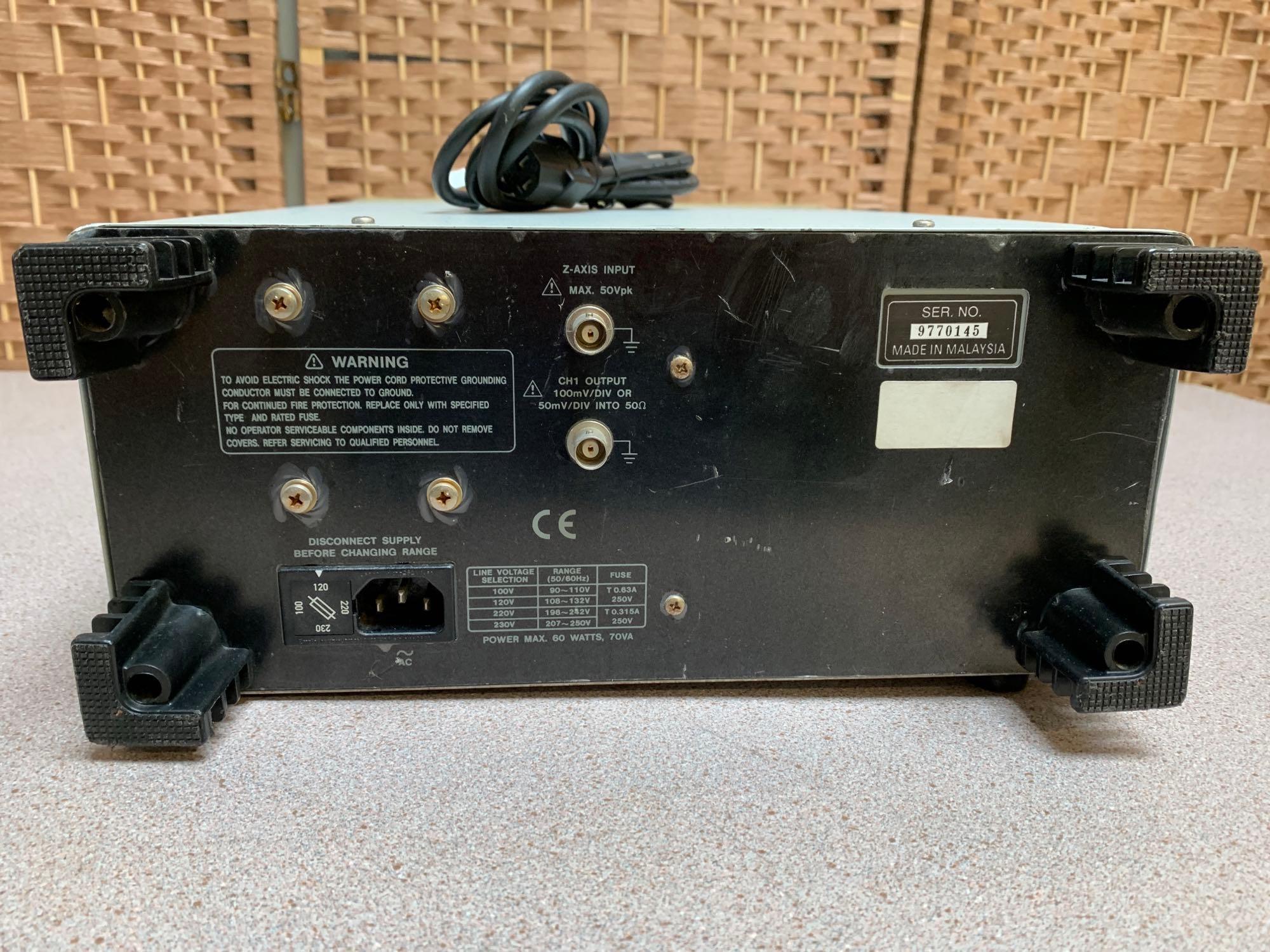 Instek GOS-622G 20MHz Analog Oscilloscope