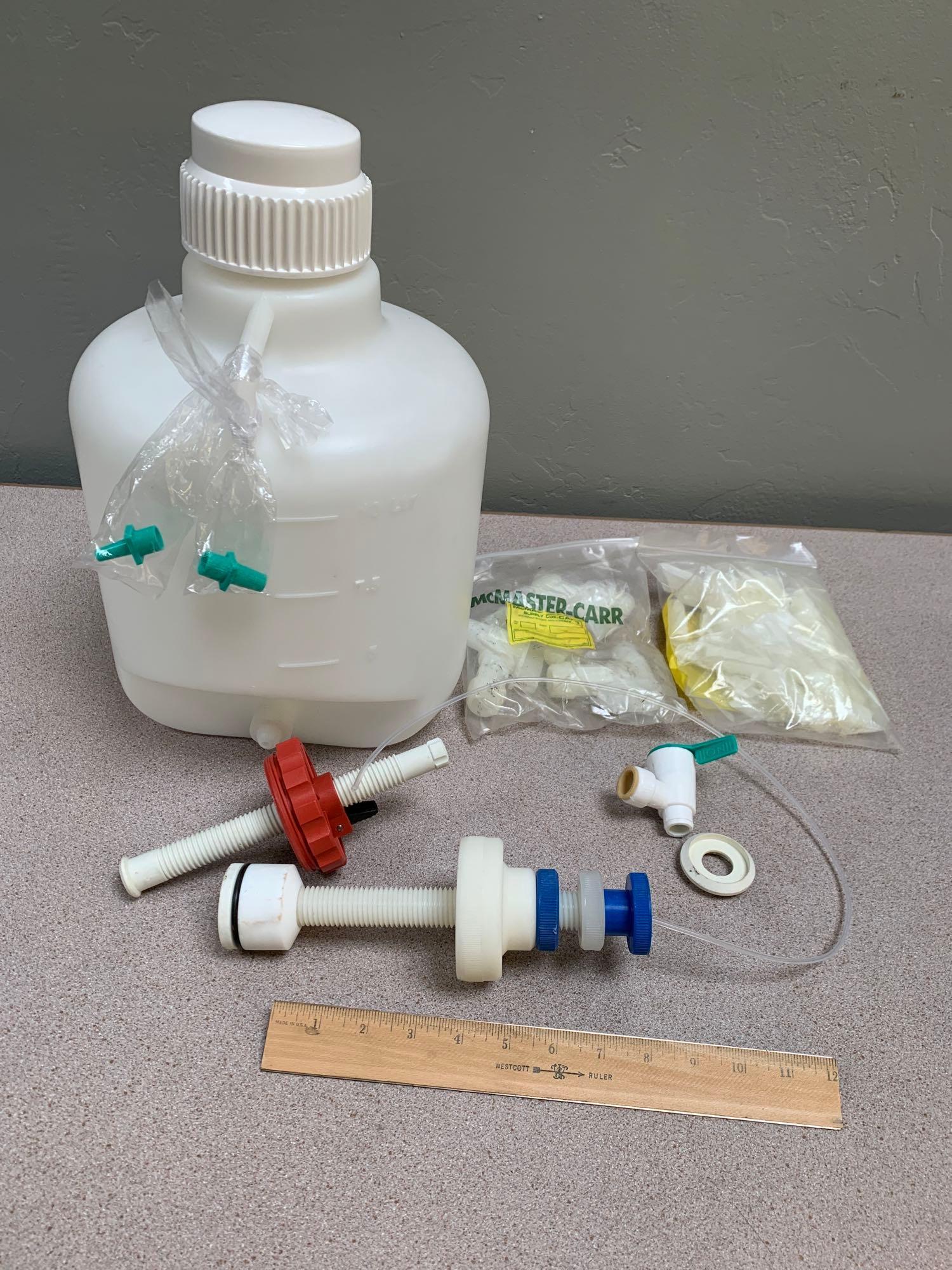 Polylab 10 Litre Polypropylene Carboy / Plastic Bottle
