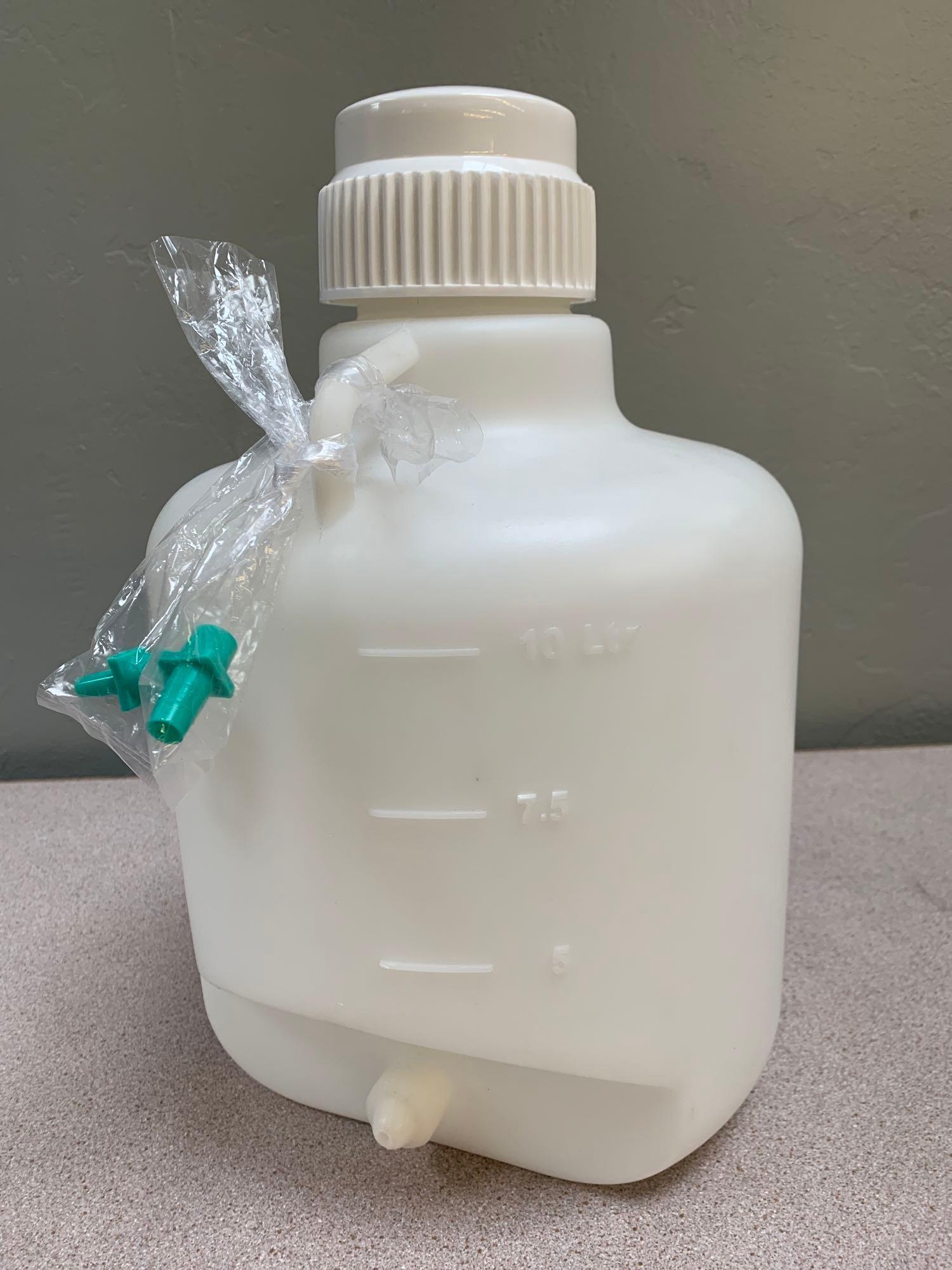 Polylab 10 Litre Polypropylene Carboy / Plastic Bottle