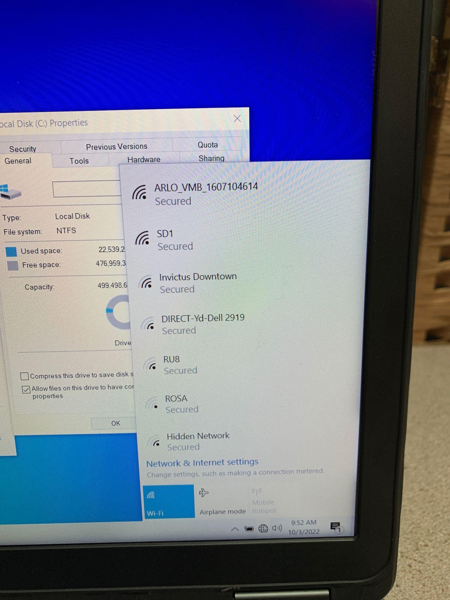 Dell Latitude E6540 15.6in LCD Laptop Intel i7-4800 2.7GHz 8GB 500GB Wifi Bt Win 10 Home