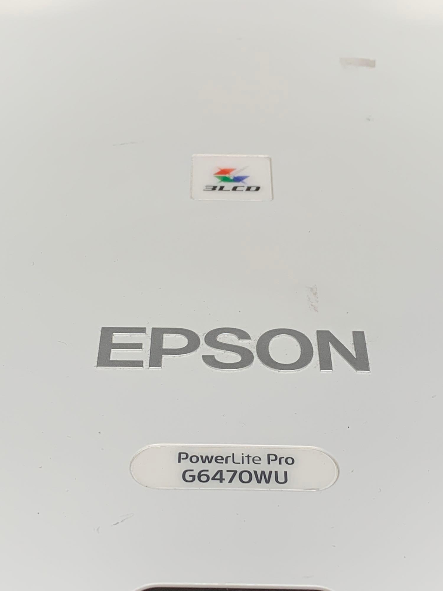 Epson PowerLite Pro G6470WU 4500 lumens HDMI LCD Video Projector