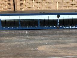 Aviom Blue A-16R 16 Channel Rackmount Personal Mixers - 3pcs