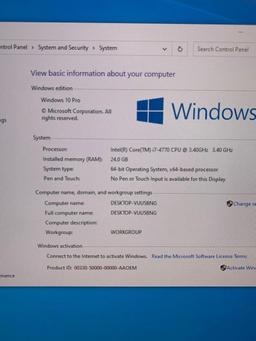 Dell Optiplex 9020 Intel...i7-4770 24GB 500GB SATA mini desktop computer system