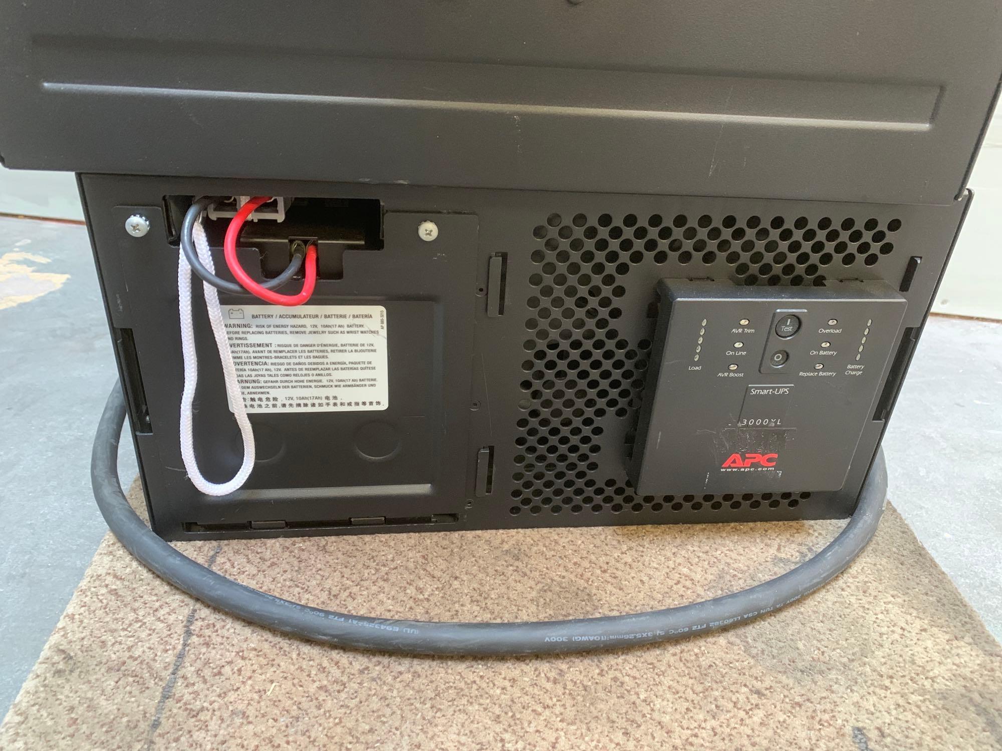 APC Smart-UPS 3000XL 3000VA 3U 120V UPS w/ 48VDC External Battery - 2pcs