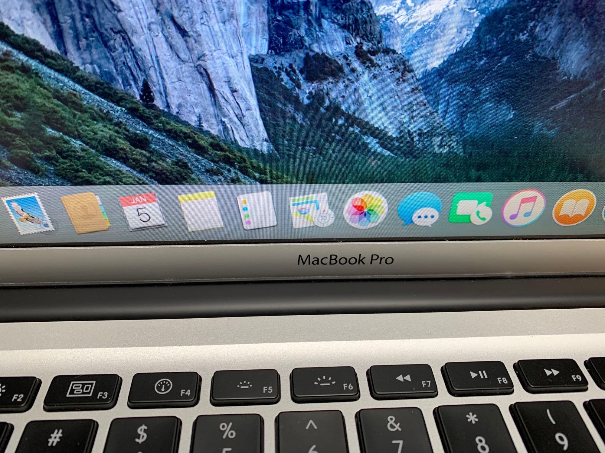Apple MacbookPro 15.4in LCD Laptop Intel Core 2 Duo 2.66GHz 4GB 256GB SSD Wifi / BT El Capitan