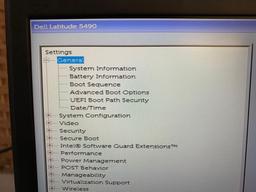 Dell Latitude 5490 14in LCD Laptop Intel i7-8650U 1.9GHz 8GB 256GB SSD Wifi / BT Win 10 Pro