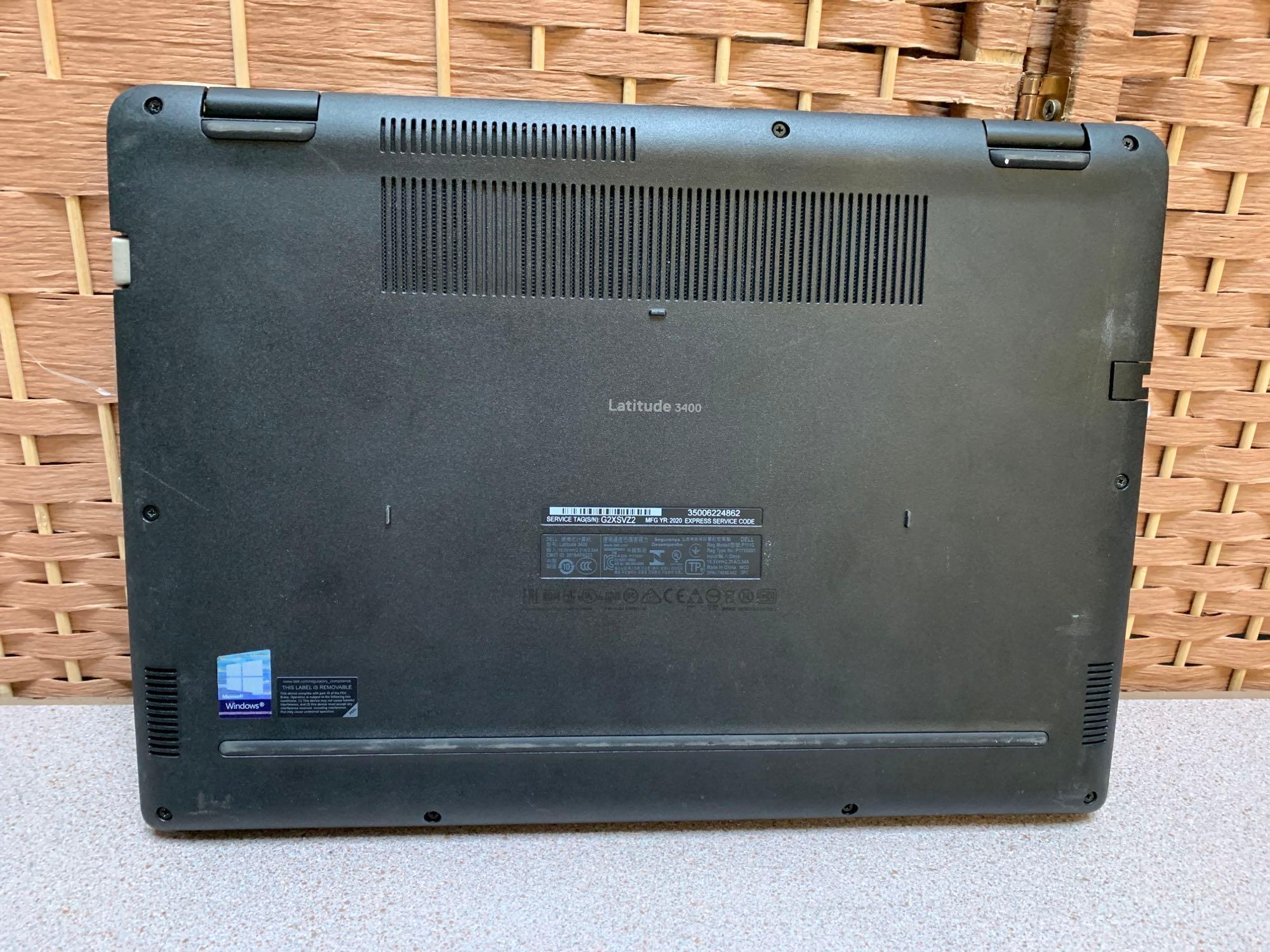 Dell Latitude 3400 14in LCD Laptop Intel i7-8565U 1.8GHz 8GB 256GB SSD Wifi/BT Win 10 Pro