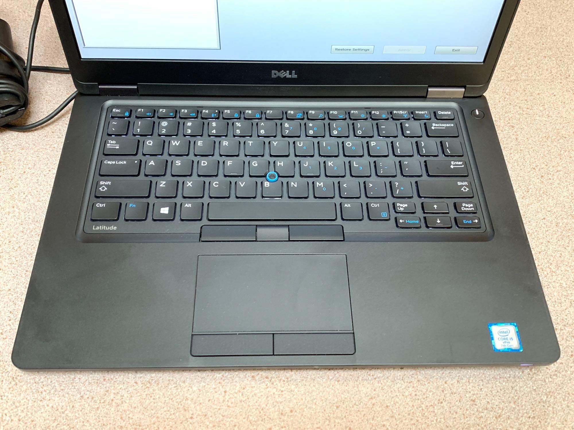 Dell Latitude 5480 14in LCD Laptop Intel i5-7440HQ 2.8GHz 8GB NO HD Wifi/BT
