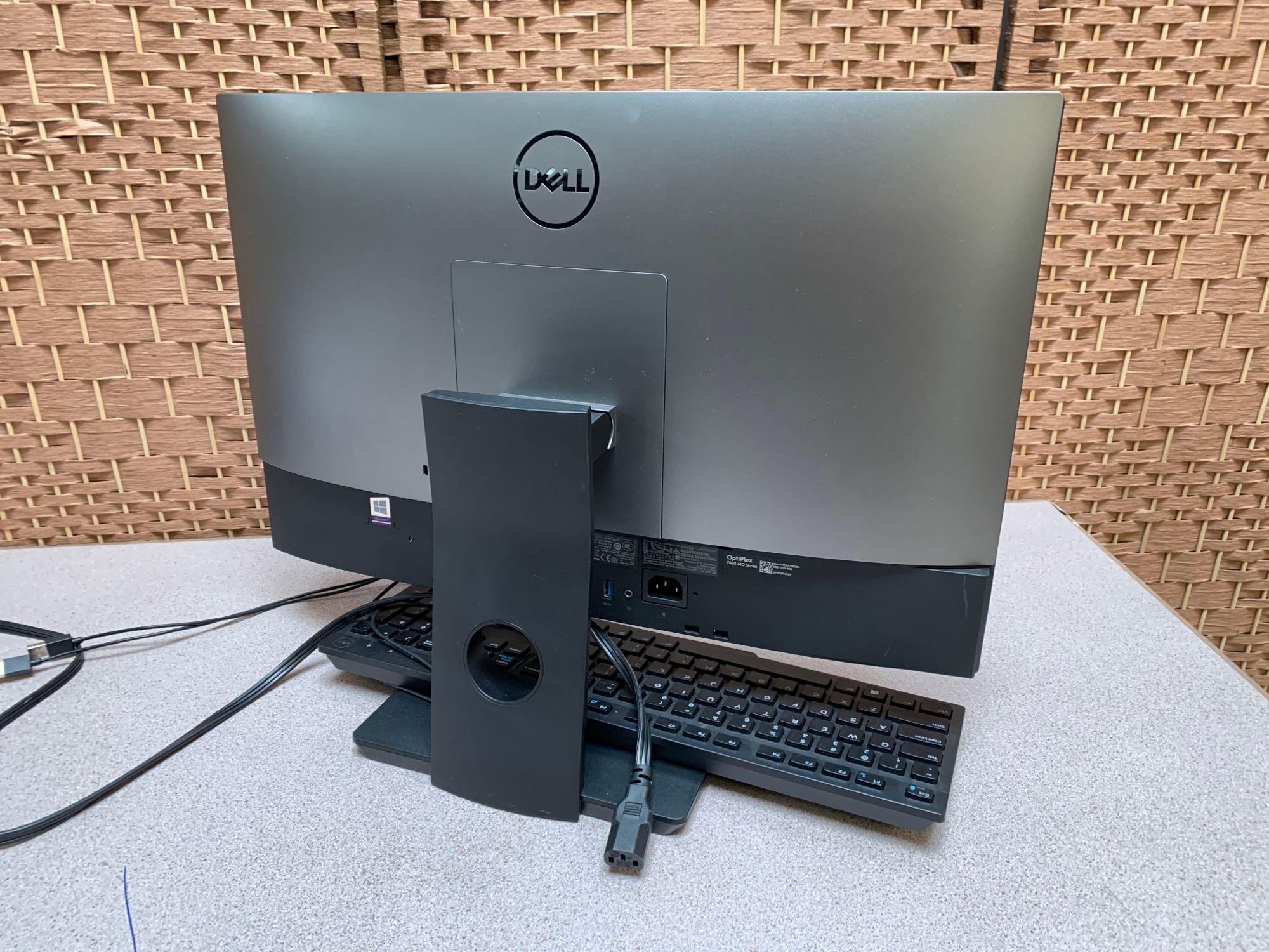 Dell Optiplex 7460 AIO 23in LCD Intel i7-8700 3.2GHz 8GB 256GB SSD Wifi/Bt Win 10 Pro