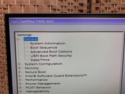 Dell Optiplex 7460 AIO 23in LCD Intel i7-8700 3.2GHz 8GB 256GB SSD Wifi/Bt Win 10 Pro