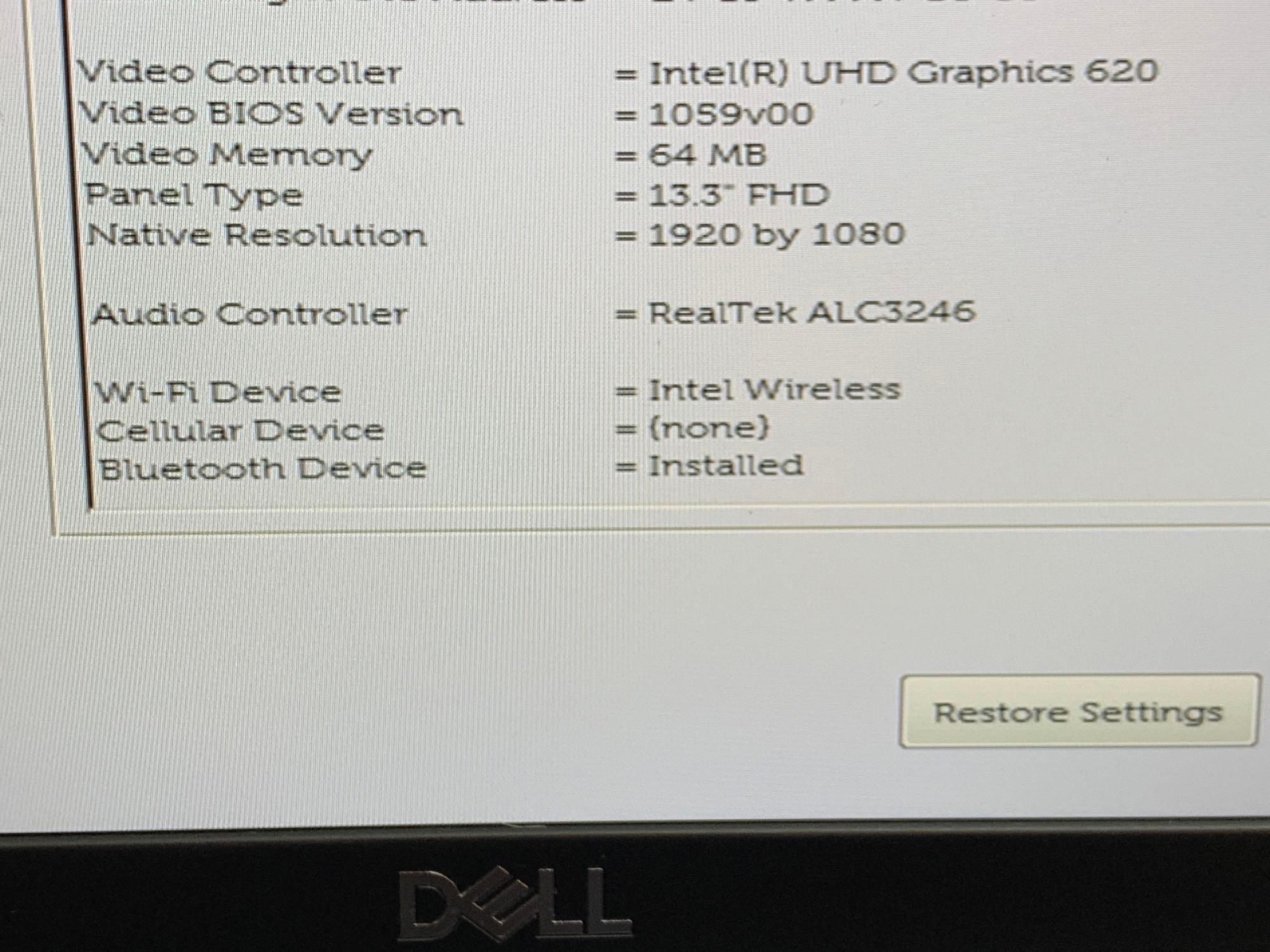 Dell Latitude 7390 13.3" LCD Laptop Intel i7-8650 1.9GHz 8GB 256GB Win 10 Pro