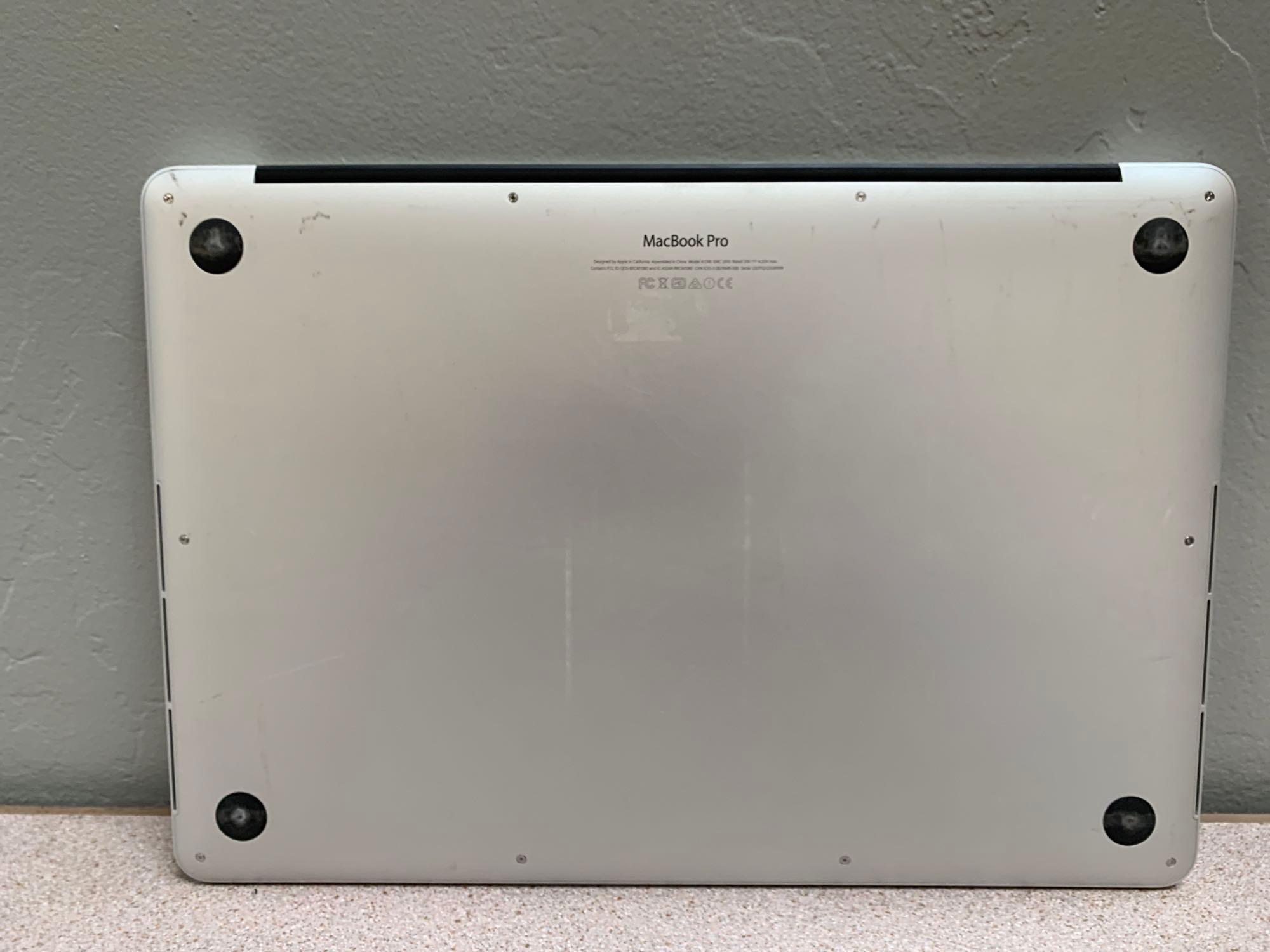 Apple MacBookPro11,5 A1398 15.4" LCD 2.8GHz Quad Core Intel i7 16GB 500GB SSD Mac OS Monterey