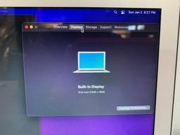 Apple MacBookAir7,2 A1466 13.3"LCD 1.8GHz Dual Core Intel i5 8GB 251GB Flash Mac OS Monterey