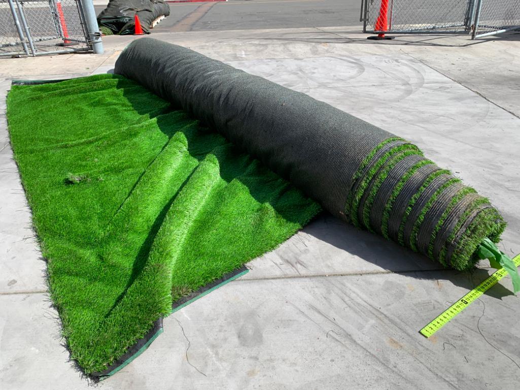 15' Wide x ?? Artificial Grass / Turf Roll - Green
